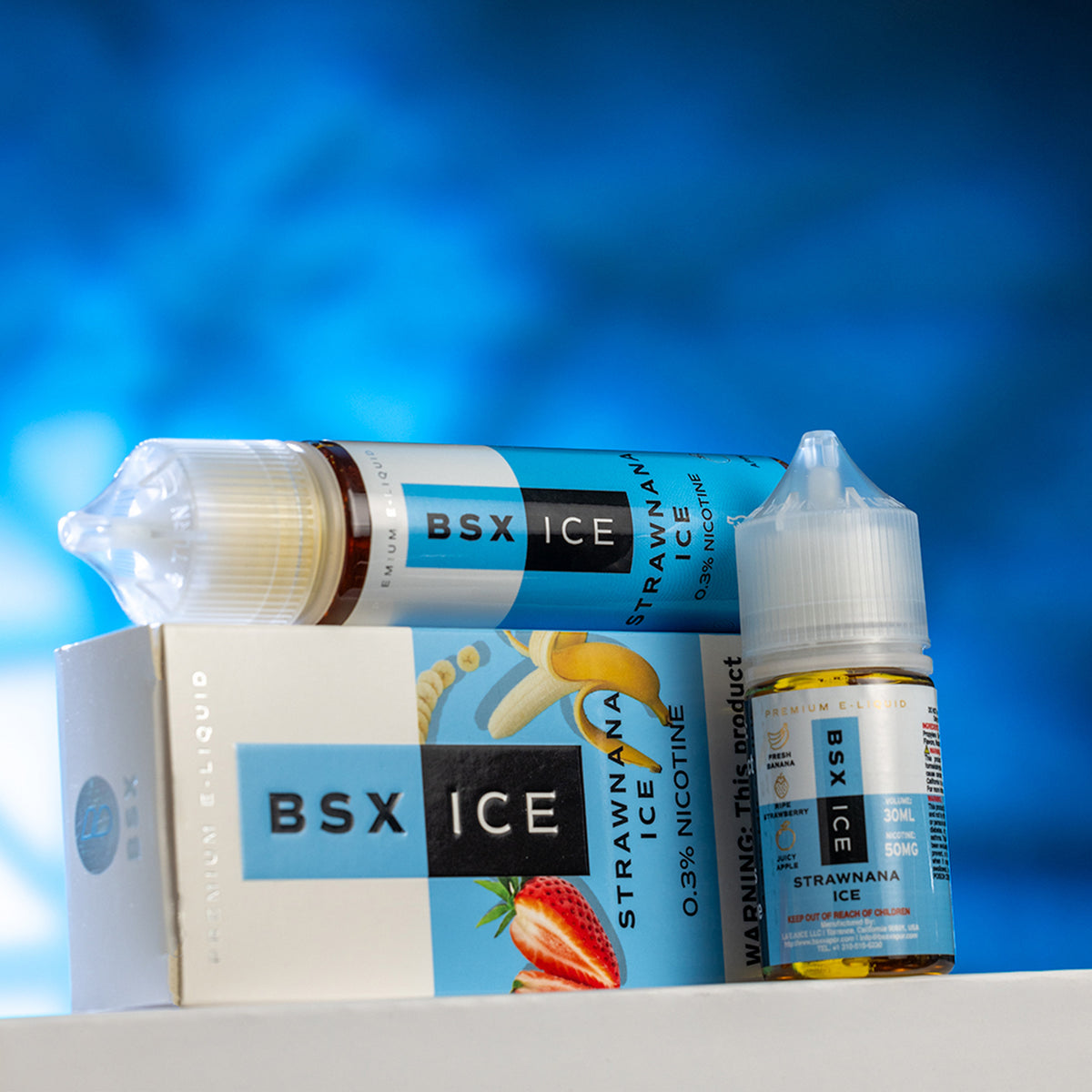 Strawnana Ice Salt Nic - BSX Ice Nic Salts | BSX Vapor Strawnana Ice Salt Nic - BSX Ice Nic Salts | BSX Vapor