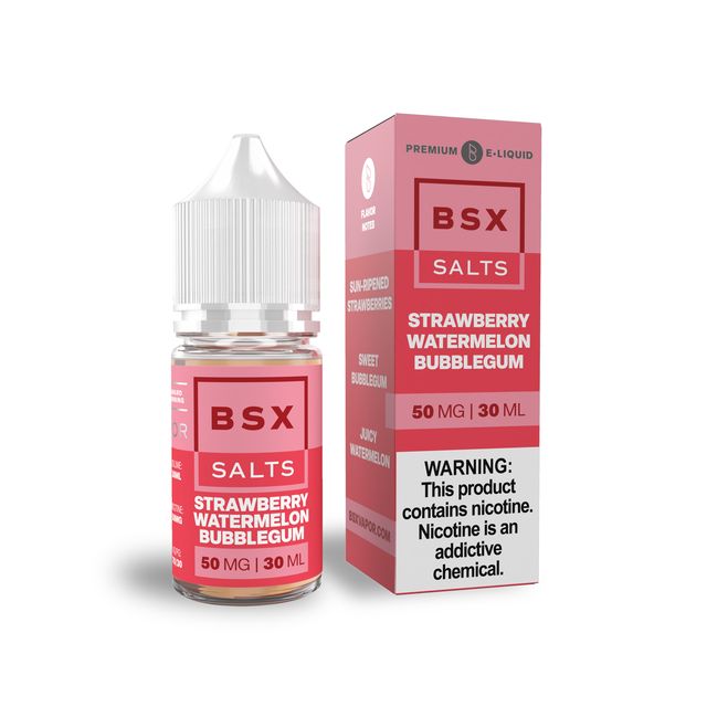 Strawberry Watermelon Bubblegum - BSX Salts | BSX Vapor