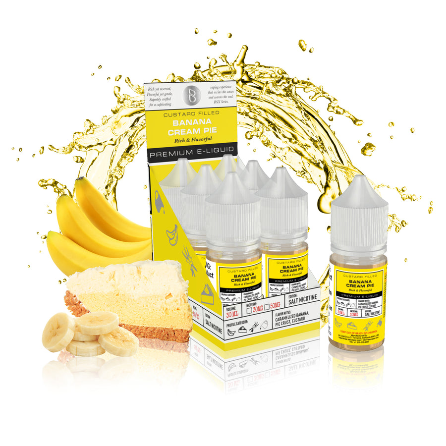 Banana Cream Pie Salt Nic - BSX Nic Salts | BSX Vapor Banana Cream Pie Salt Nic - BSX Nic Salts | BSX Vapor