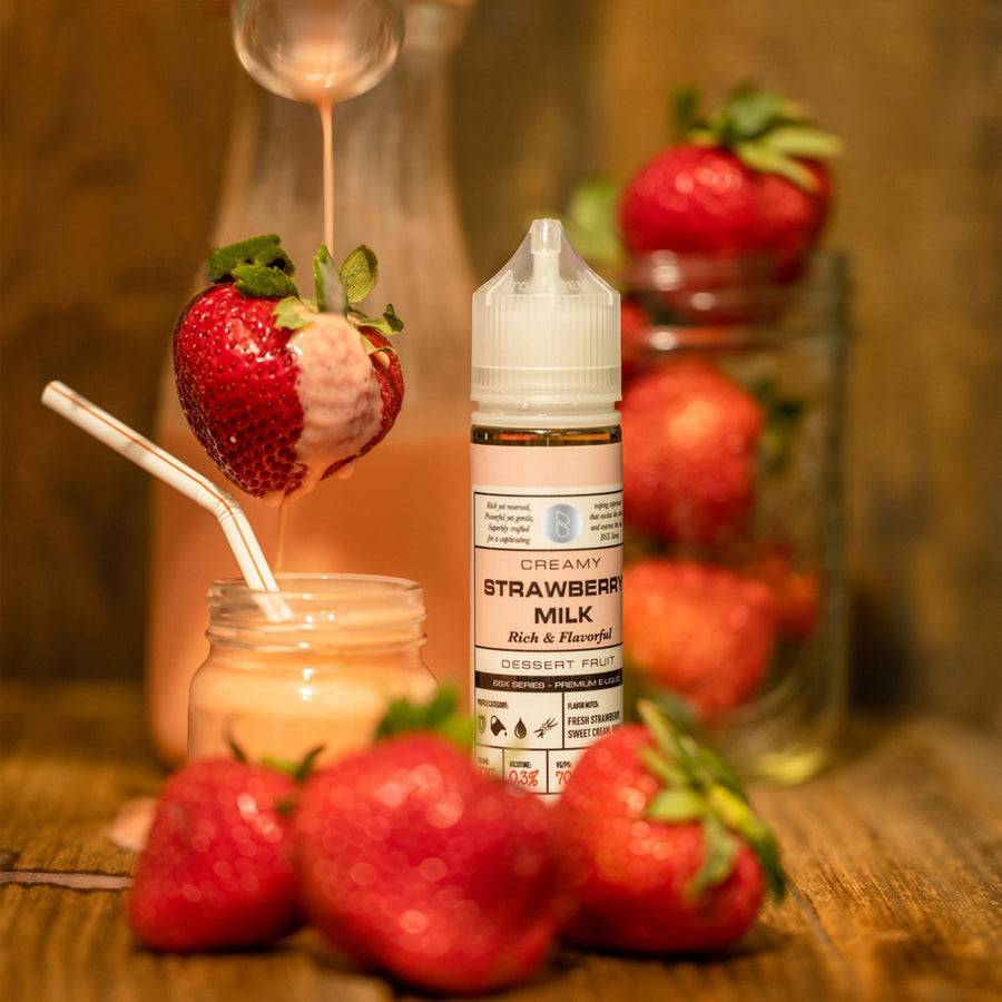 Strawberry Milk Vape Juice - BSX Series | BSX Vapor Strawberry Milk Vape Juice - BSX Series | BSX Vapor